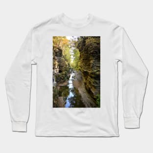 Watkins Glen Gorge, New York Long Sleeve T-Shirt